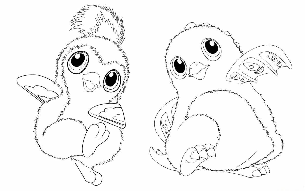 Creative lalafanfan duck coloring pages