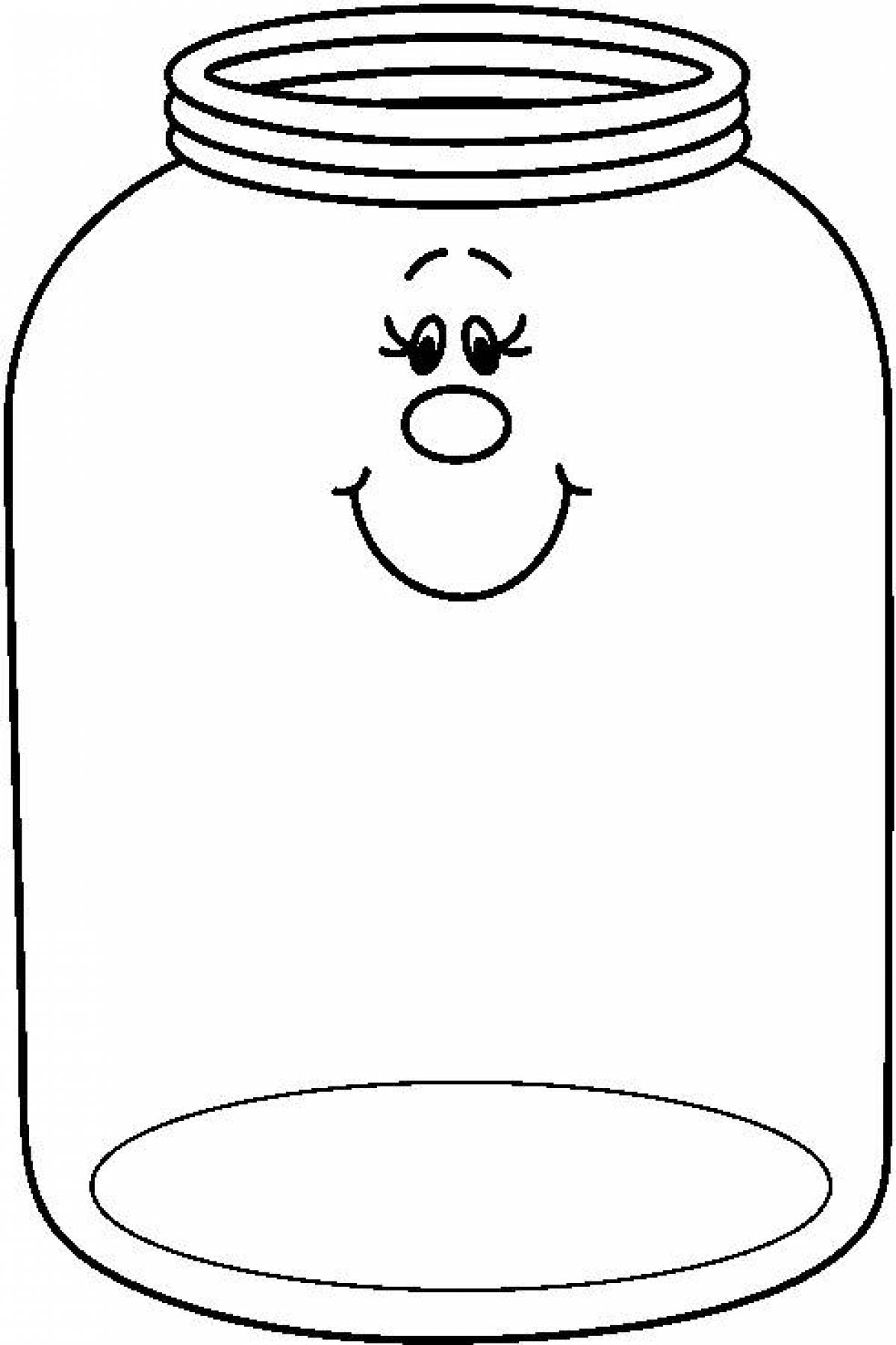 Junior Glowing Bank Coloring Page