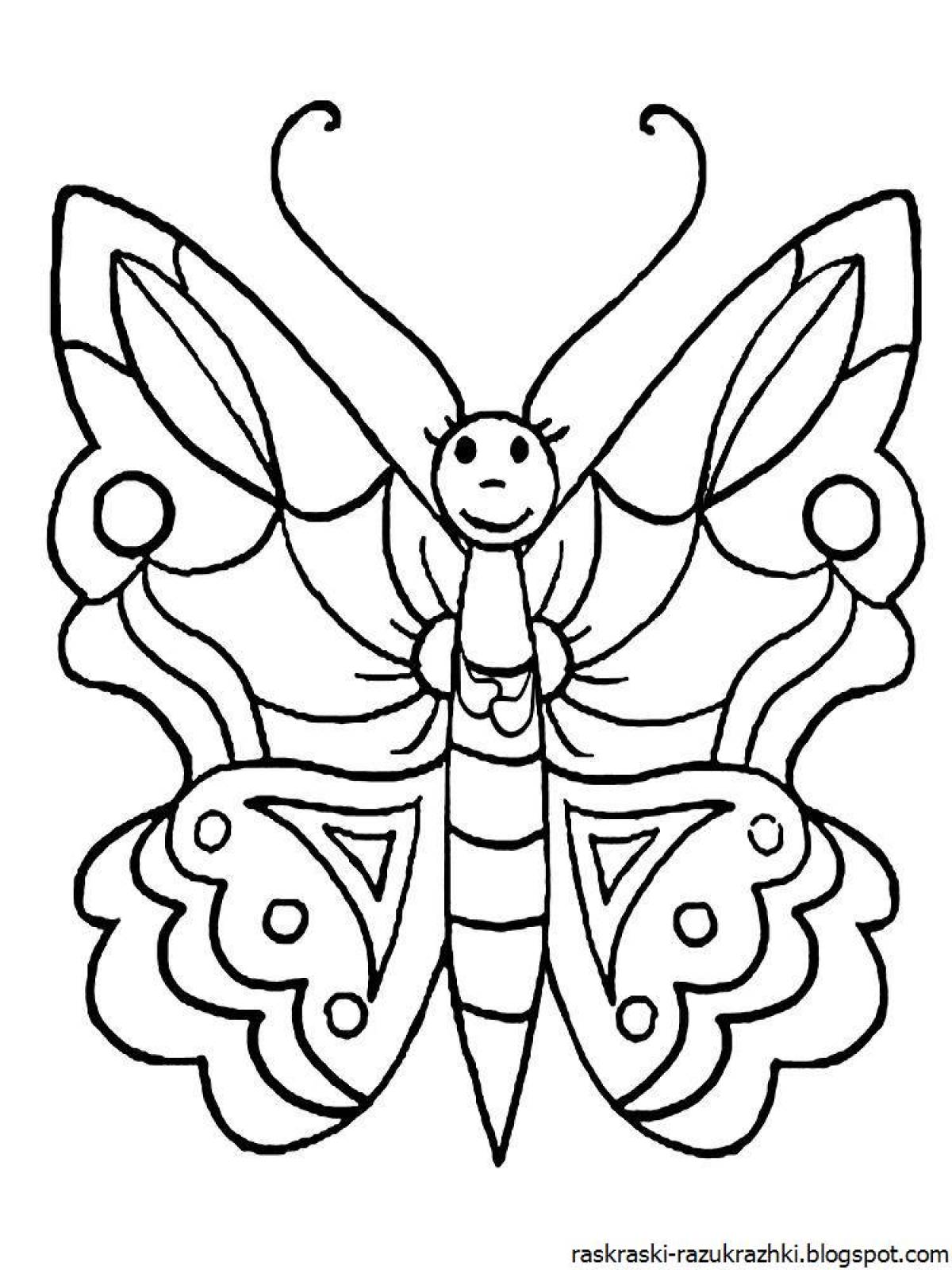 Silly serenohead coloring page