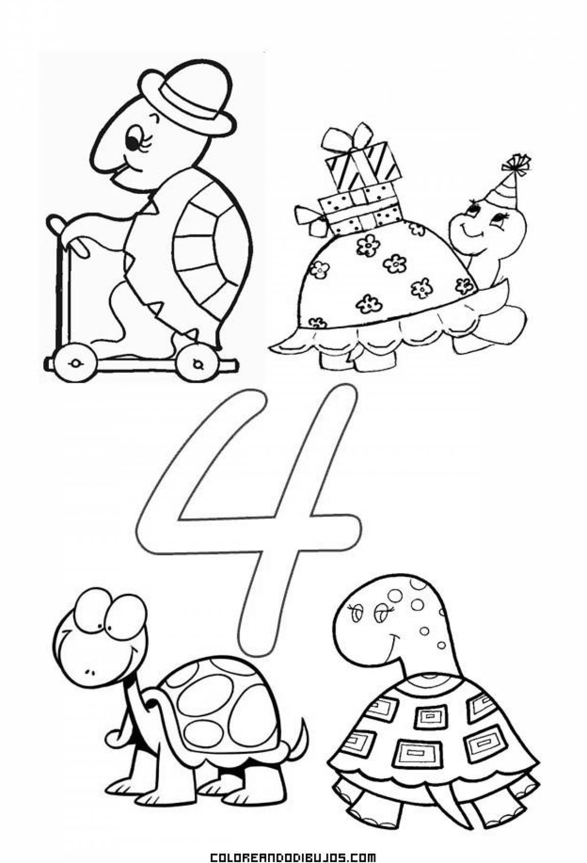 Luminous coloring page 4