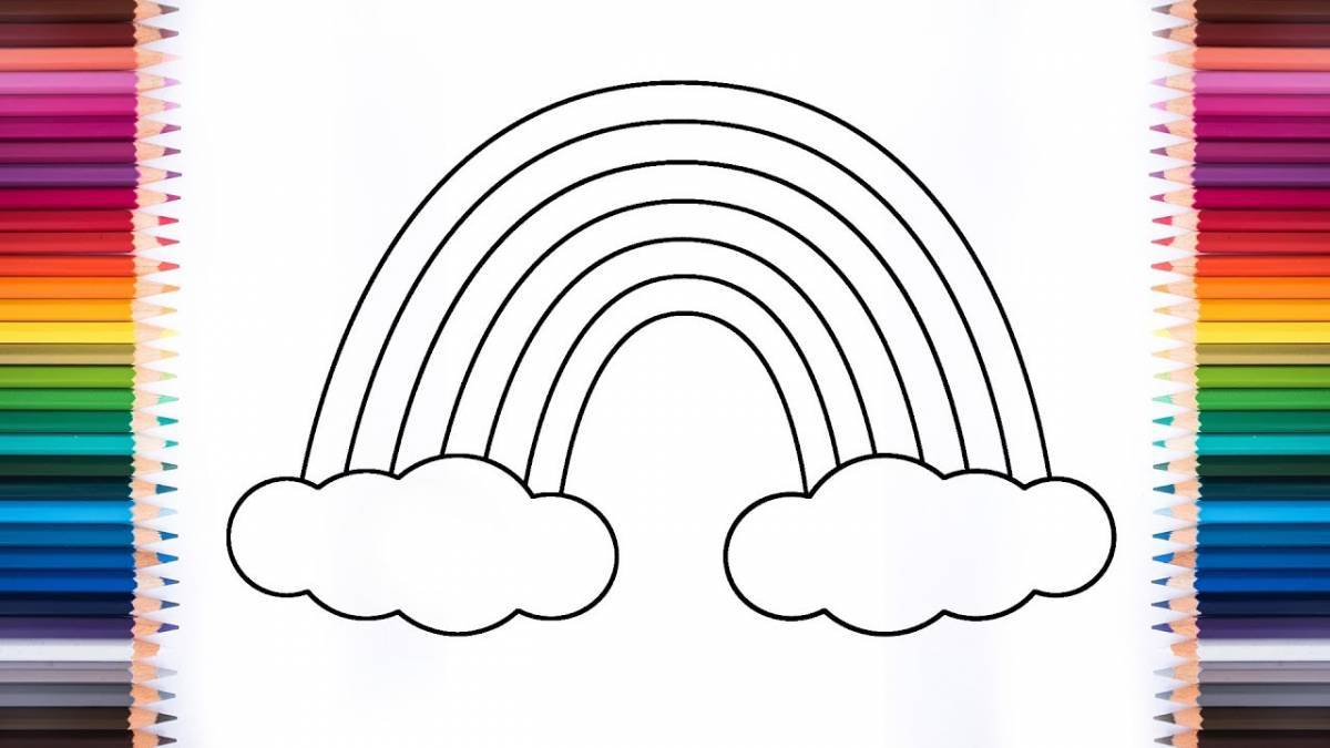 Раскраска Анимированные радужные друзья red