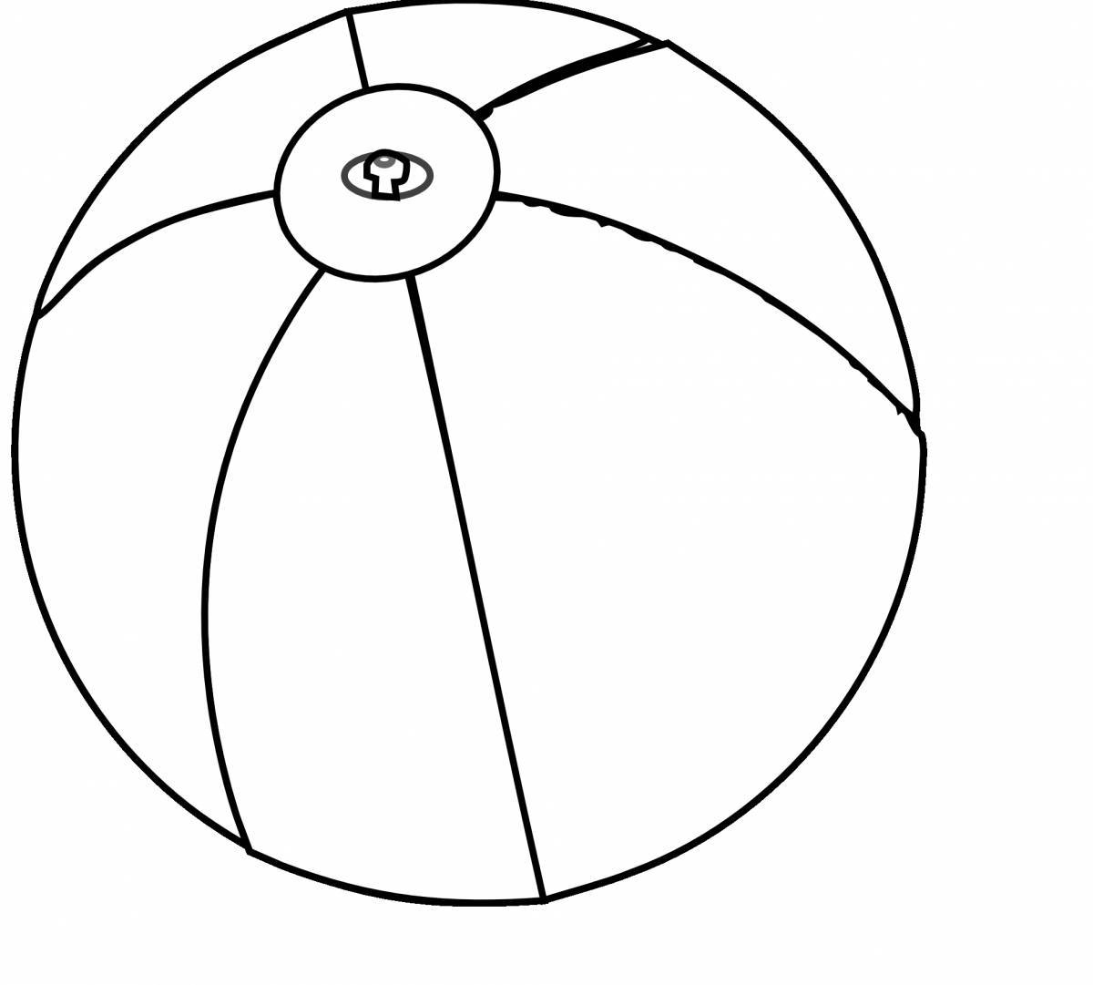 Coloring live ball for kids