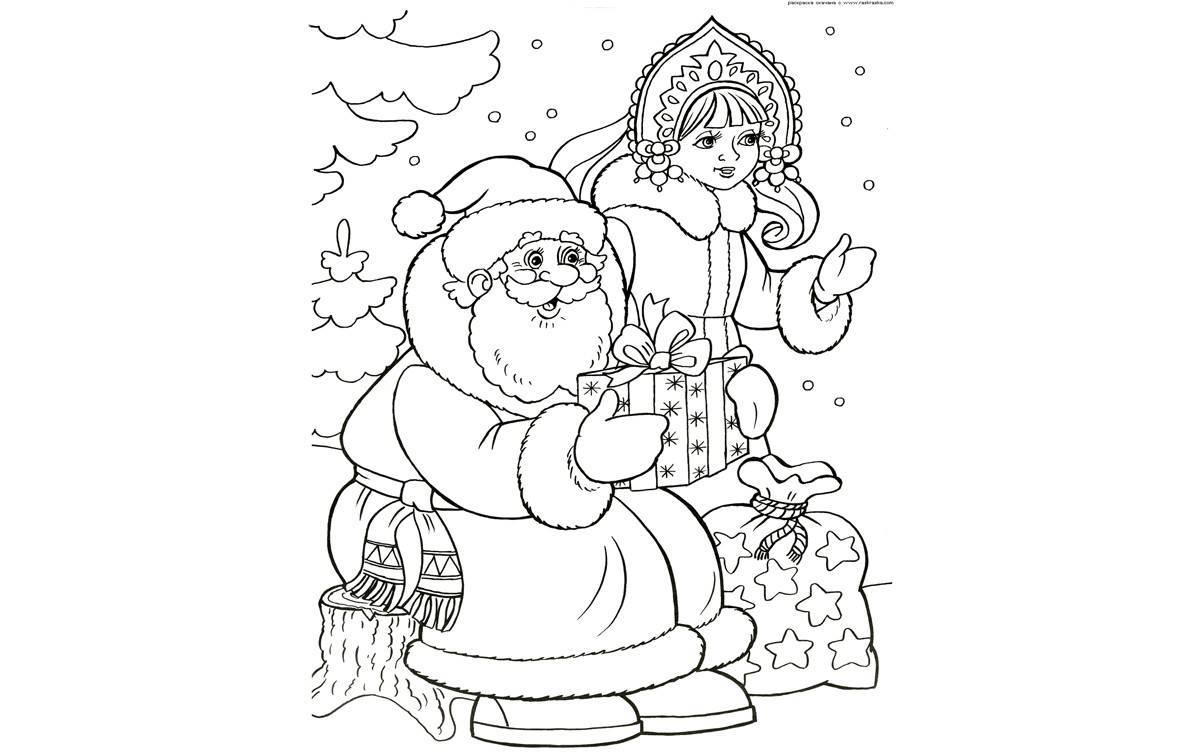 Дед мороз и елка #1