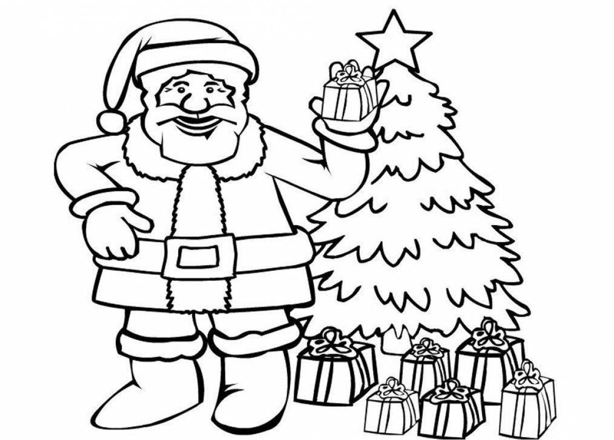Santa Claus and Christmas tree #4