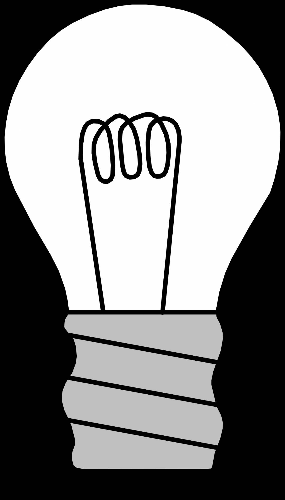 Инновационная лампа-раскраска