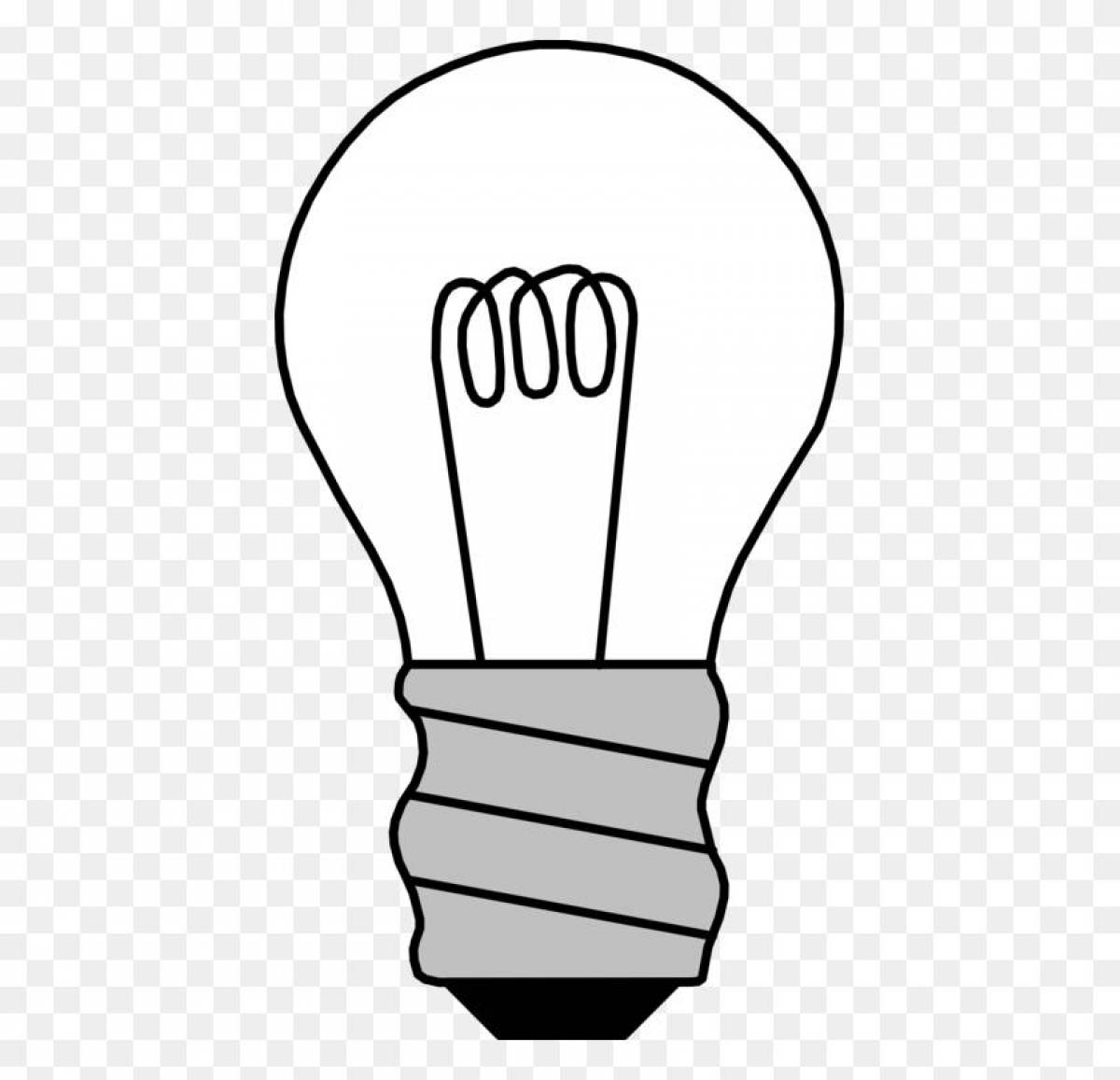 Light bulb friendly coloring