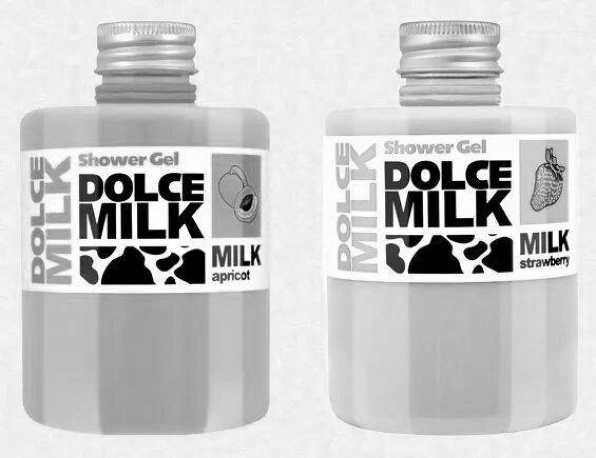 Colouring shining milk dolce