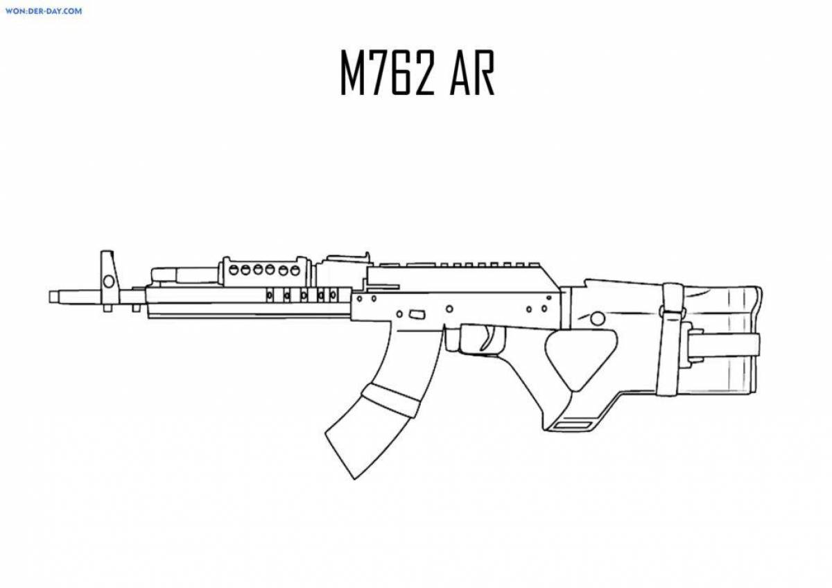 Impressive standoff 2 weapon coloring page