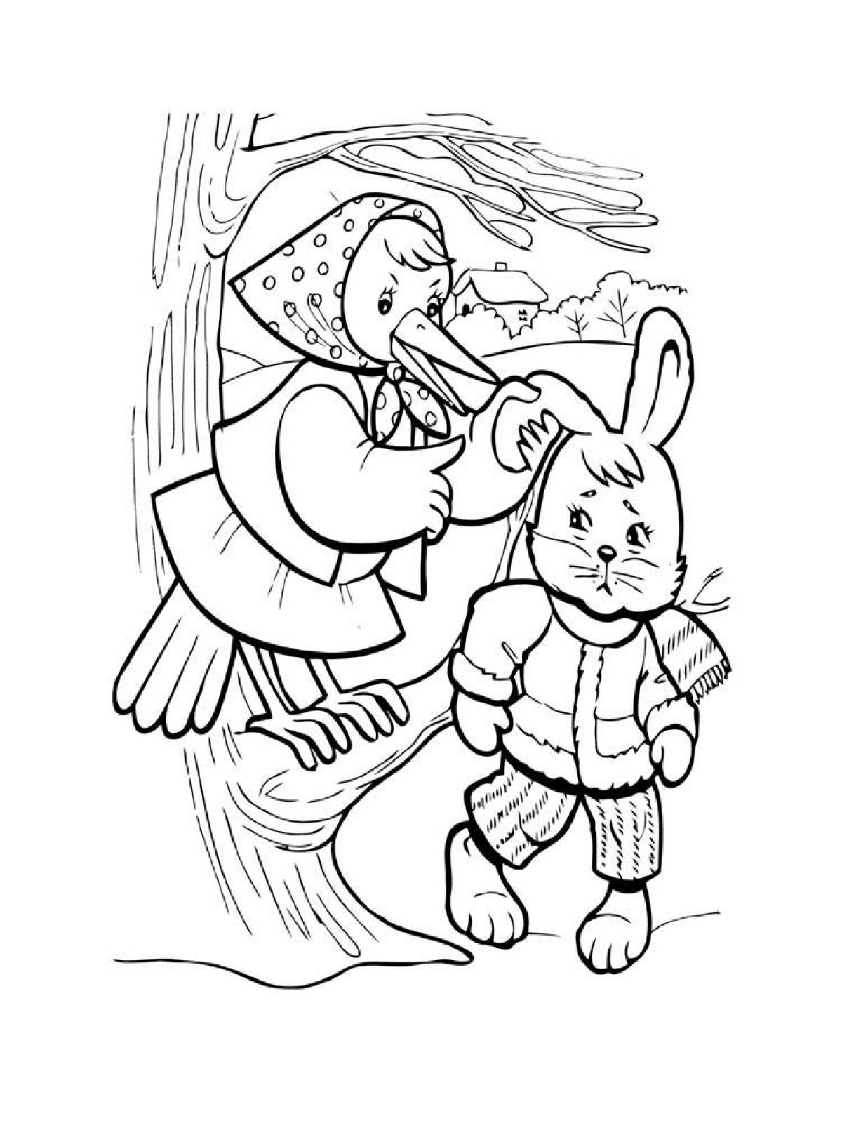 Coloring pages of fairy tales