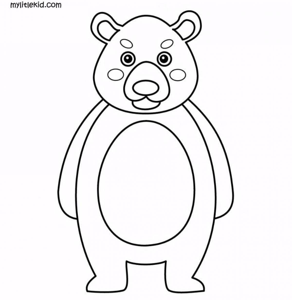 Раскраска медведь для детей 2 3 лет. Медведь раскраска для детей. Медведь для раскрашивания детям. Медвежонок раскраска для детей. Мишка раскраска для малышей.
