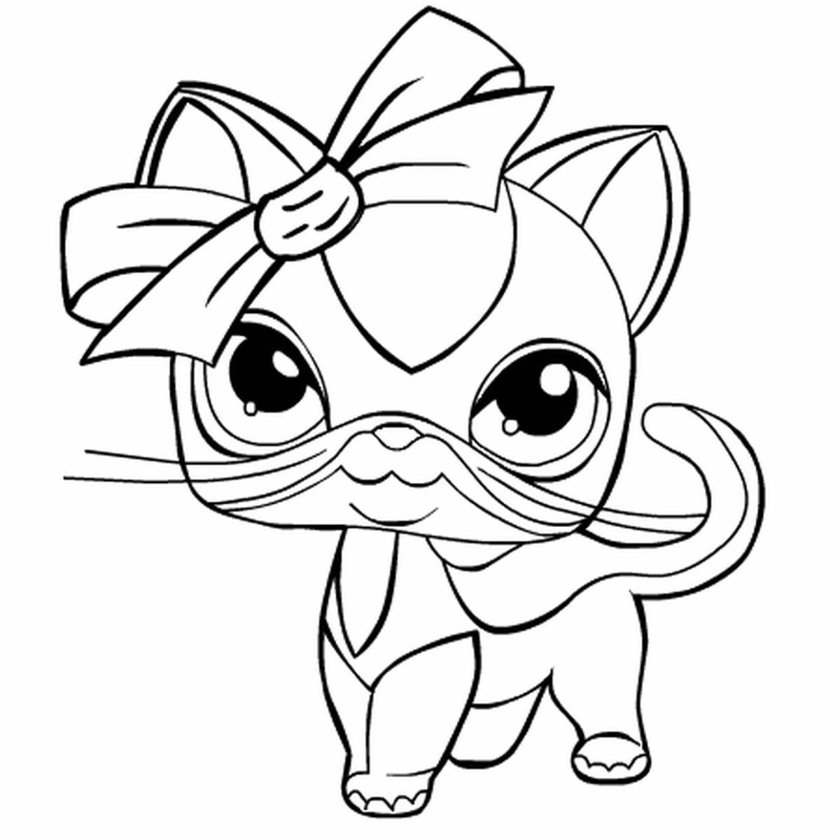 Fabulous VIP Pets Coloring Page