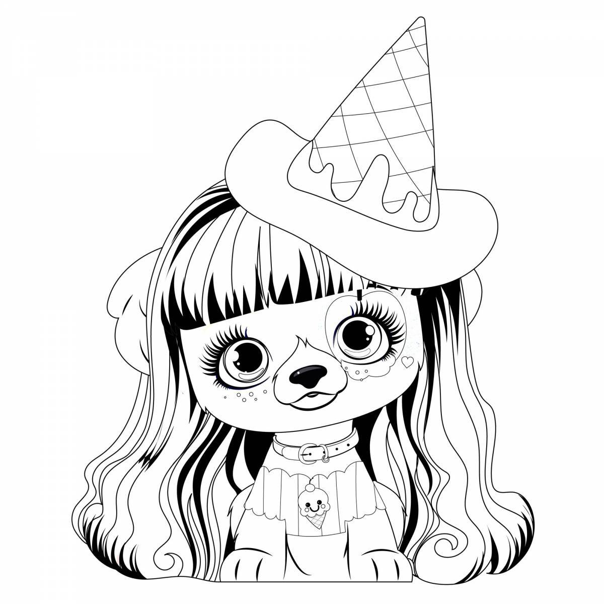 Animated vip pets coloring pages