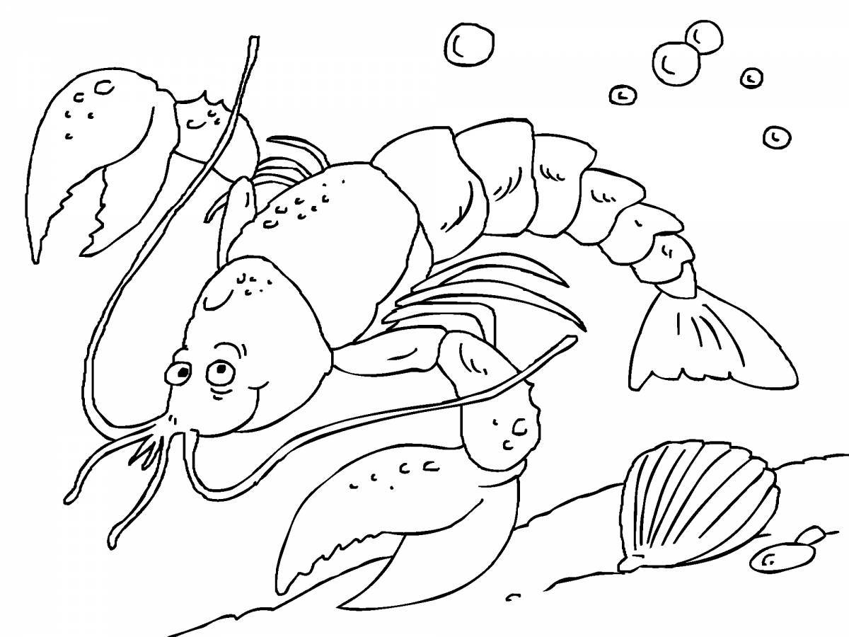 Fabulous coloring pages sea creatures