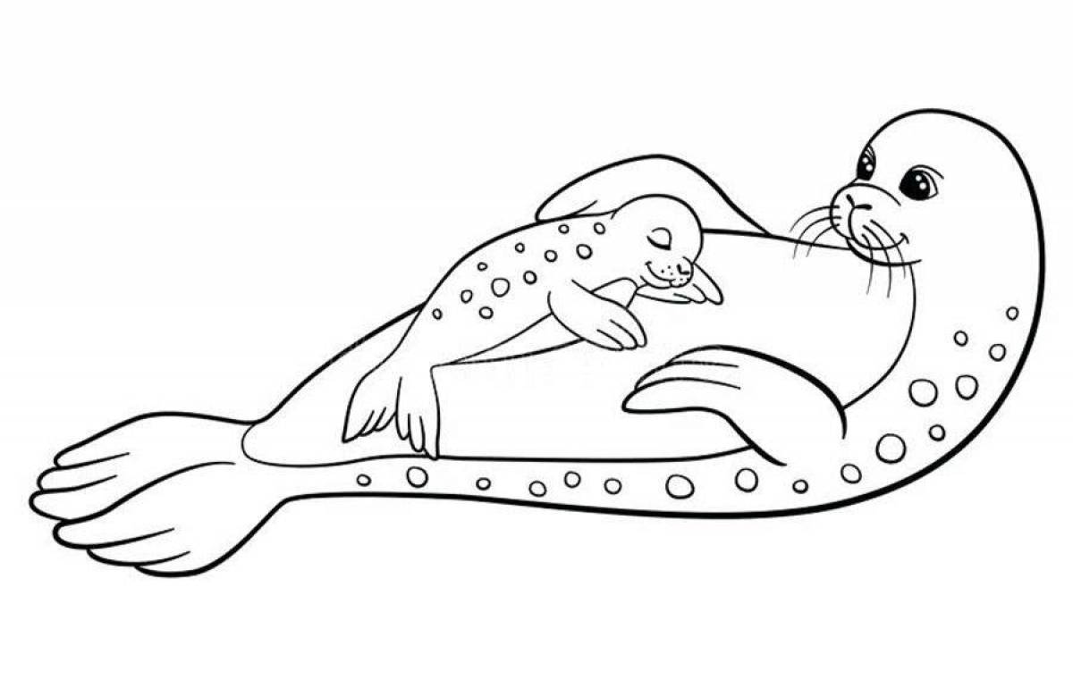 Colouring seal for children