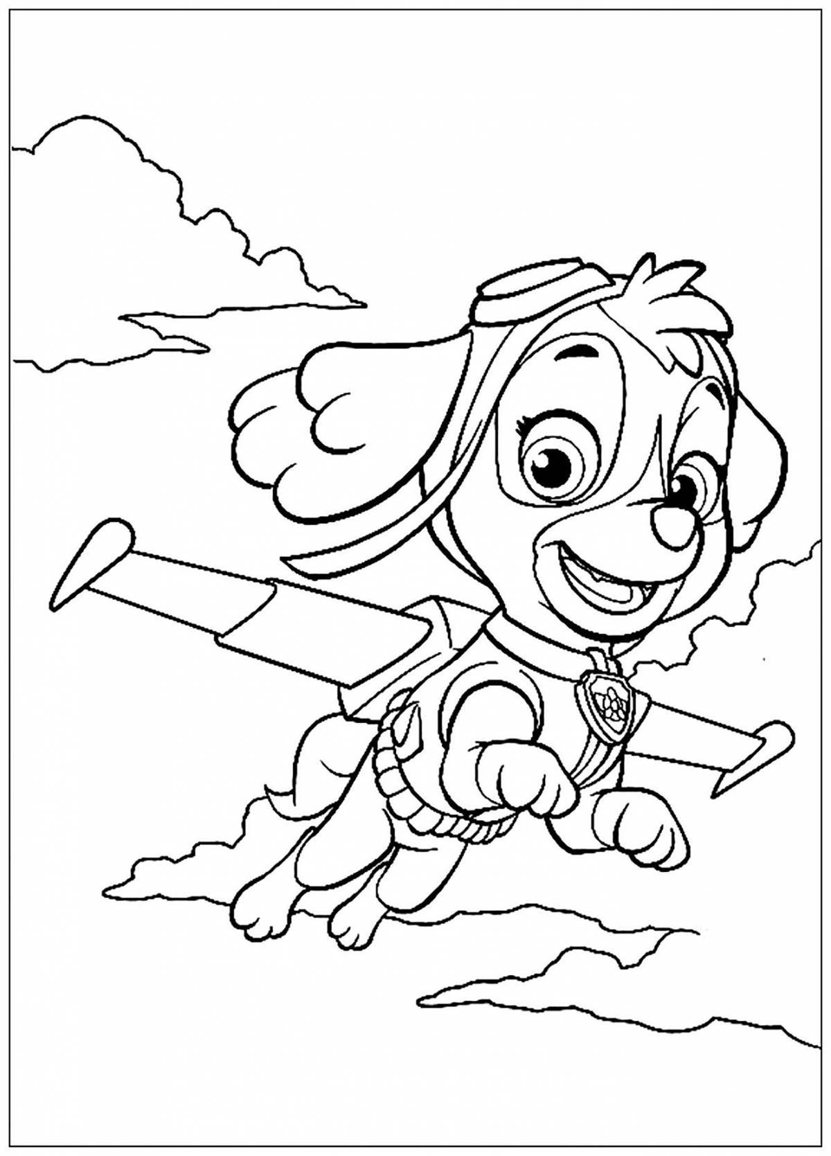 Outstanding paw patrol coloring book for girls