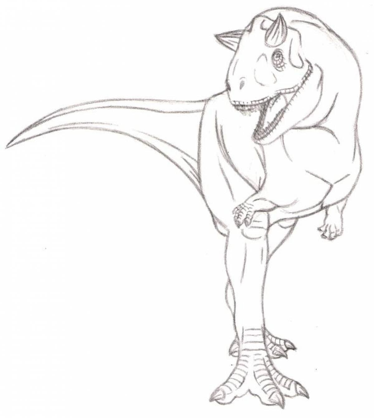 Карнотавр динозавр рисунок