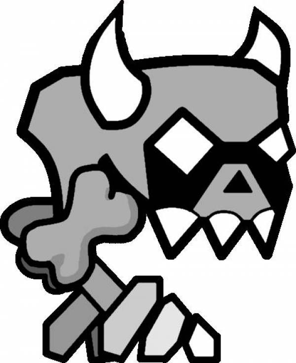 Geometry dash картинка на торт для печати