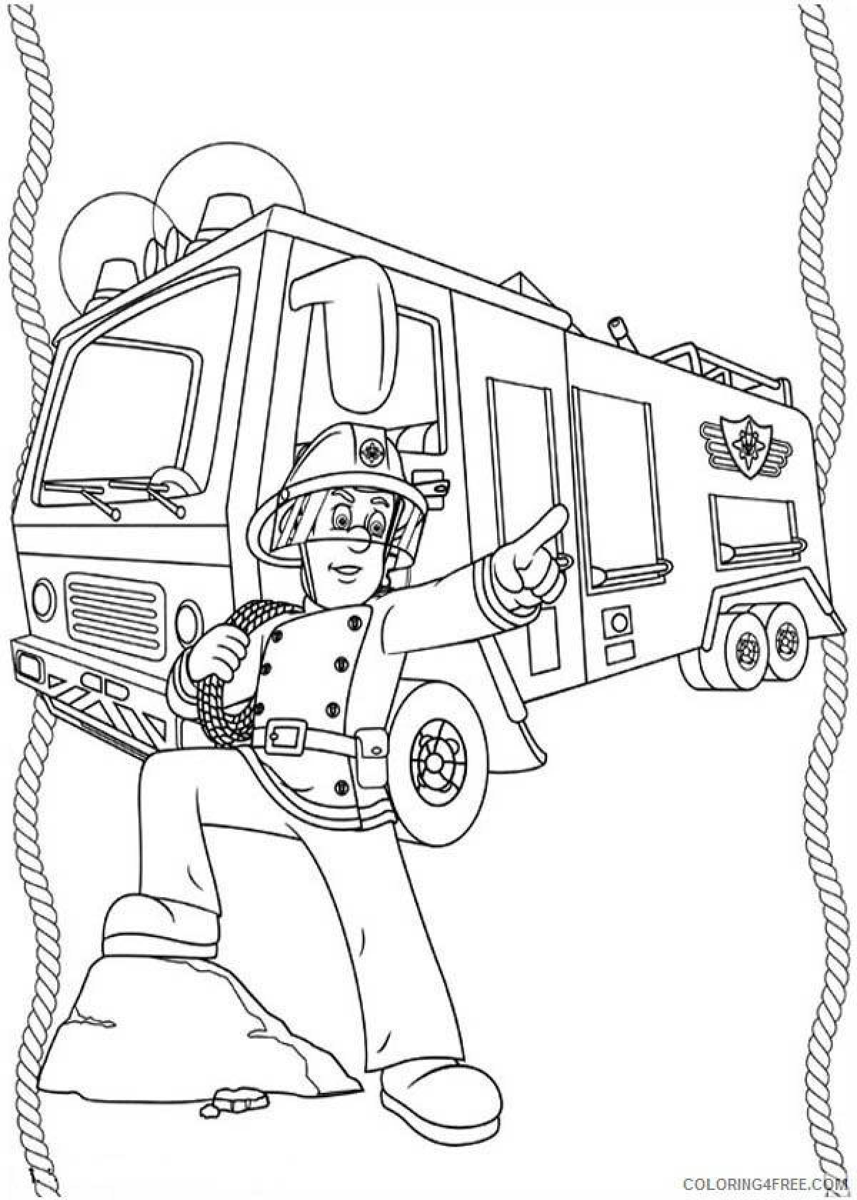 Entertaining coloring of the Ministry of Emergency Situations