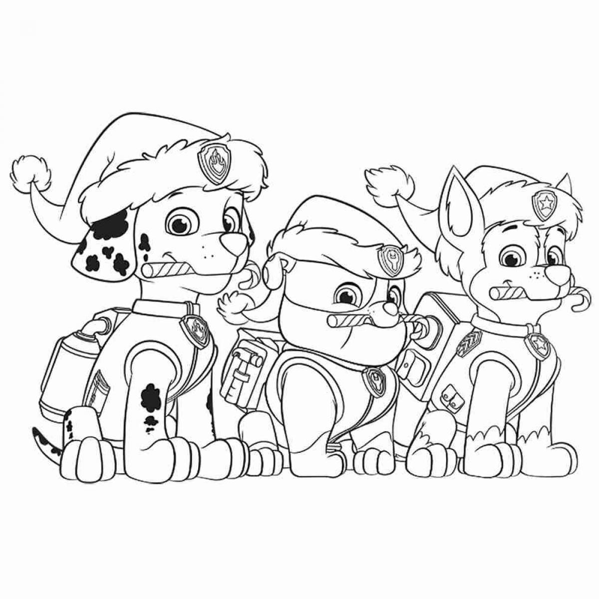 Innovative Paw Patrol coloring page new