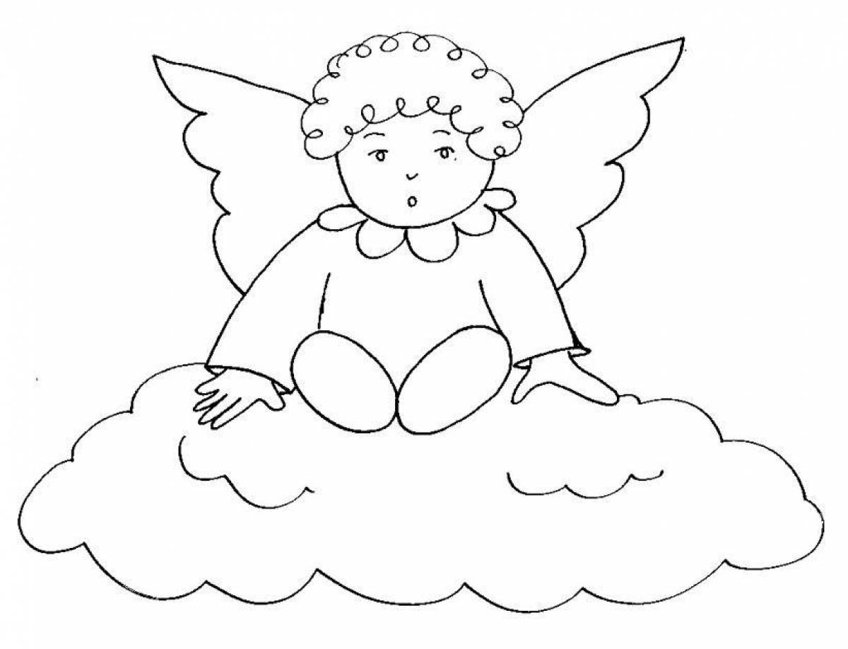 Ангела с крыльями для детей #4