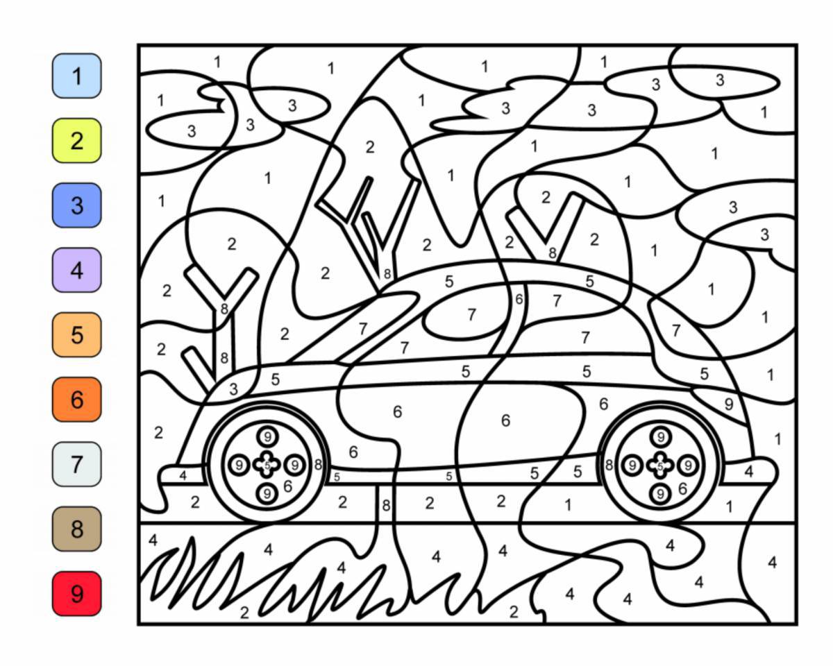 Ultimate coloring by numbers