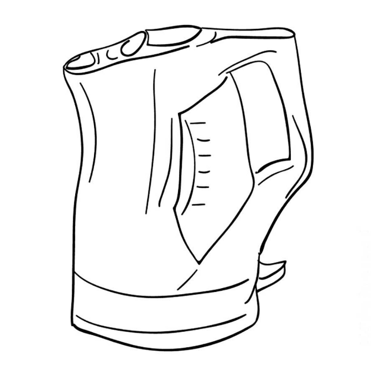 Wonderful electrical appliances coloring page
