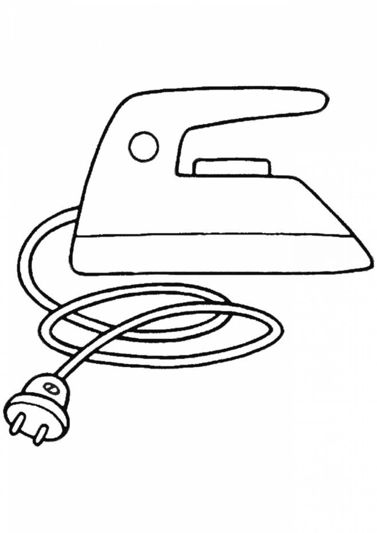 Fine electrical appliances coloring page