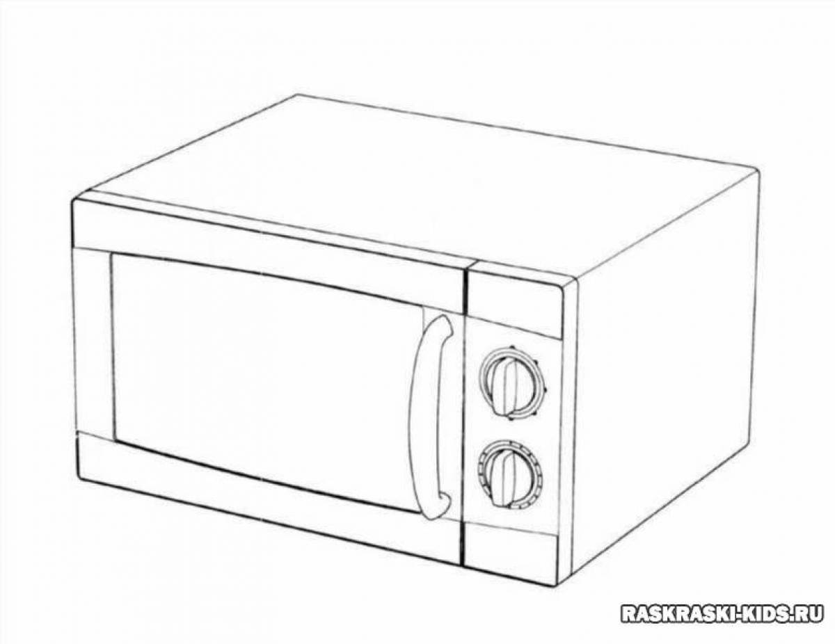 Coloring page spectacular electrical appliances