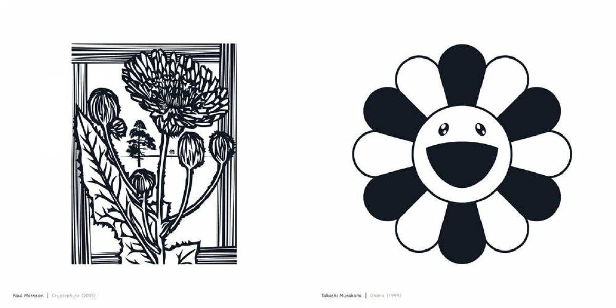 Coloring-illusion coloring page wall indie kid