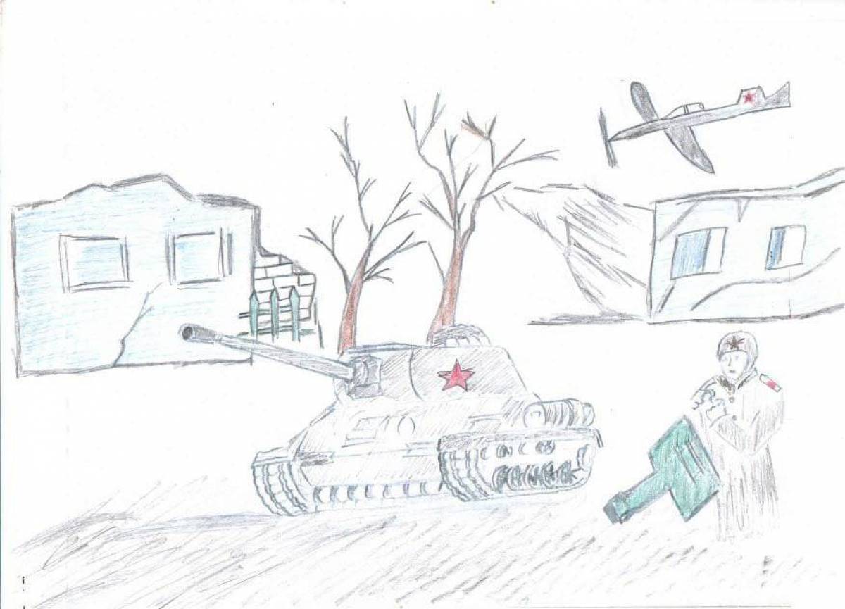 Comic Stalingrad battle for children's lungs