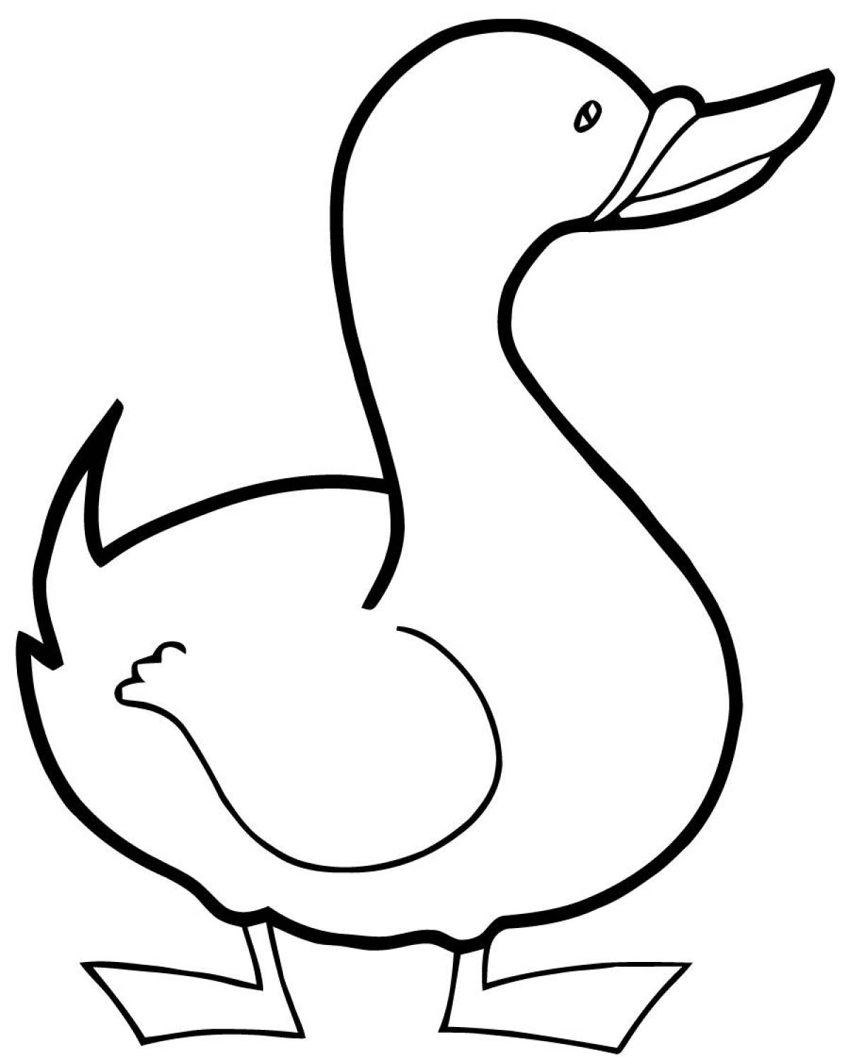 Lalafan live duck coloring book for kids