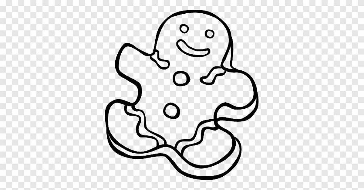 Temptation cookie coloring page