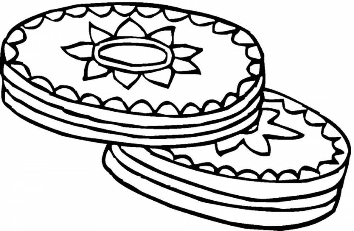 Cozy Cookie Coloring Page