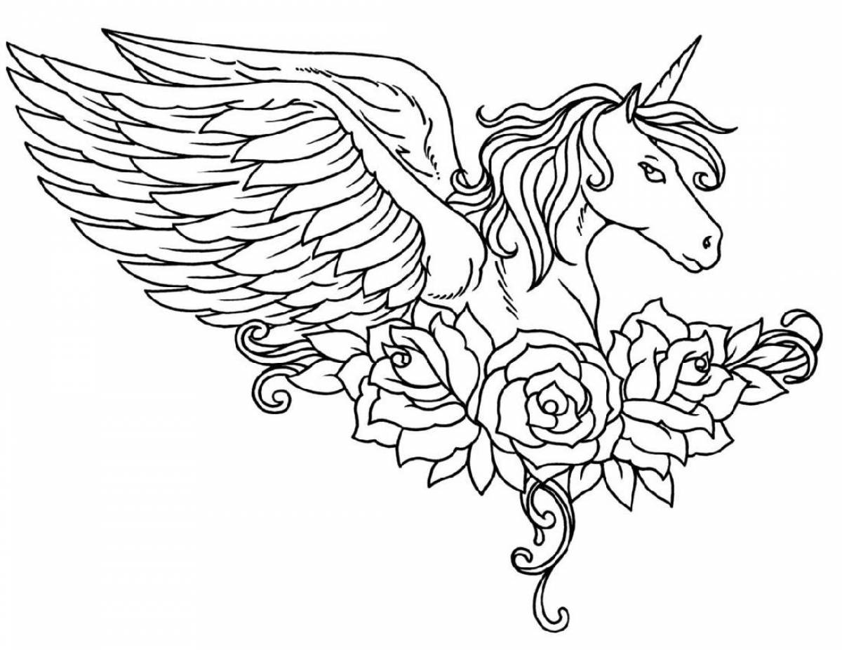 Unicorn with wings #6