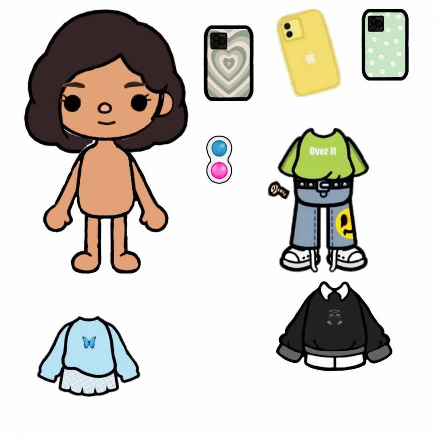 Coloring Pages Toka boka for girls characters with clothes (38 pcs ...