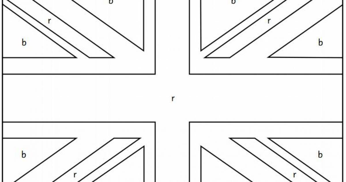 Раскрась флажок на рисунке которого 4 прямых