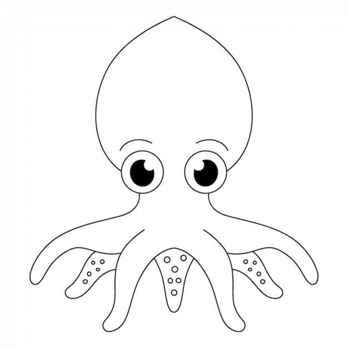 Amazing octopus coloring book for kids