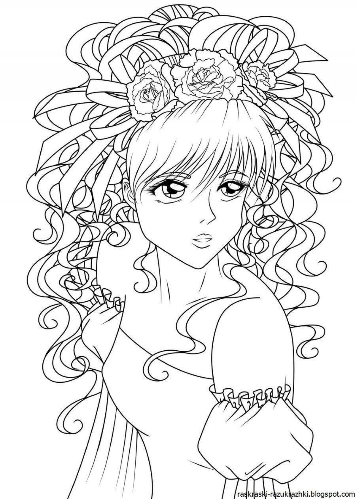 Exalted coloring pages for girls 12 years beautiful