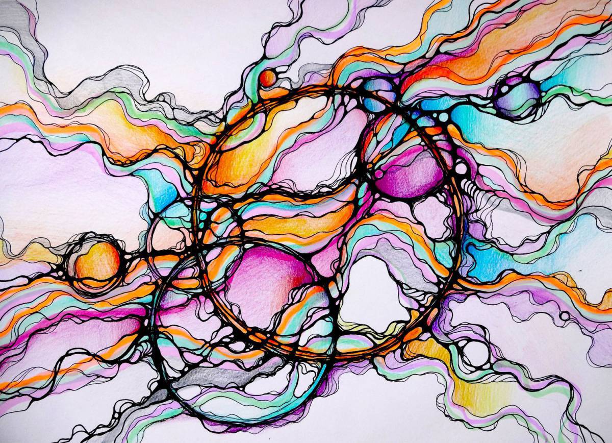 Charming neuro coloring