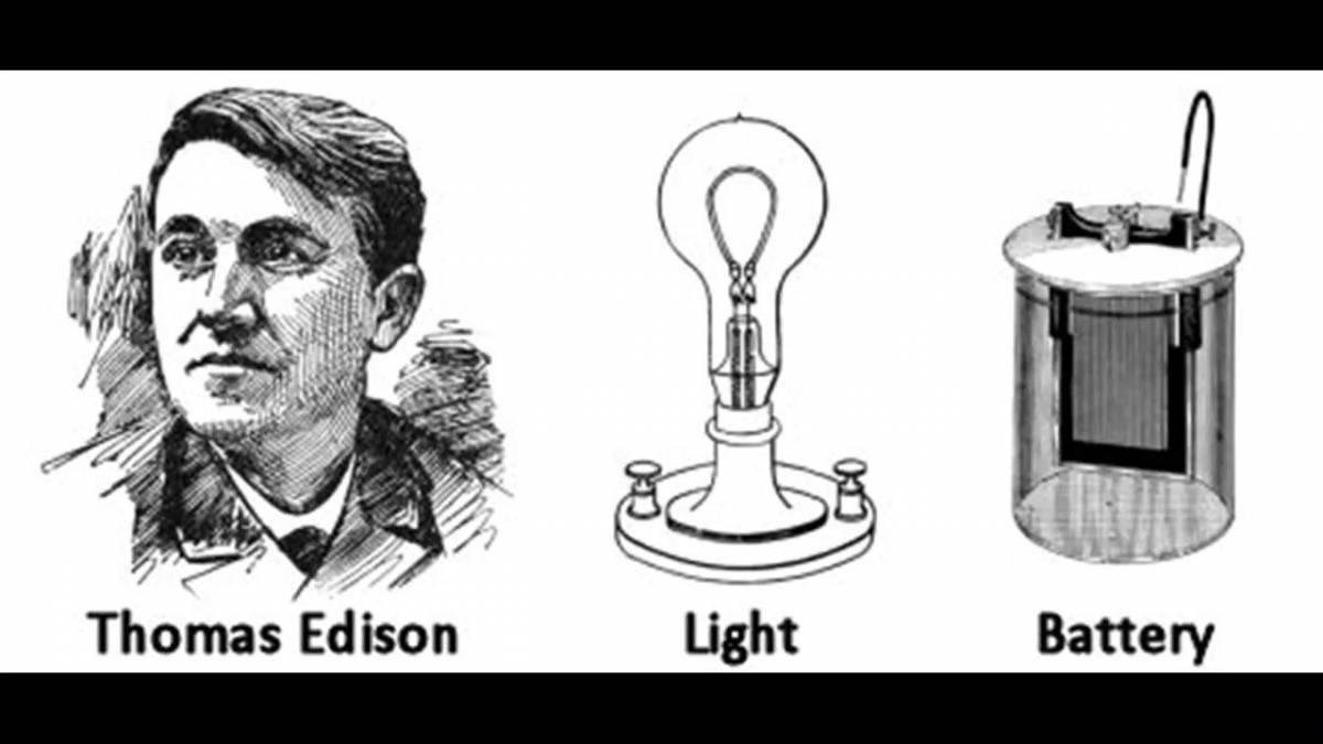 Edison's amazing coloring book