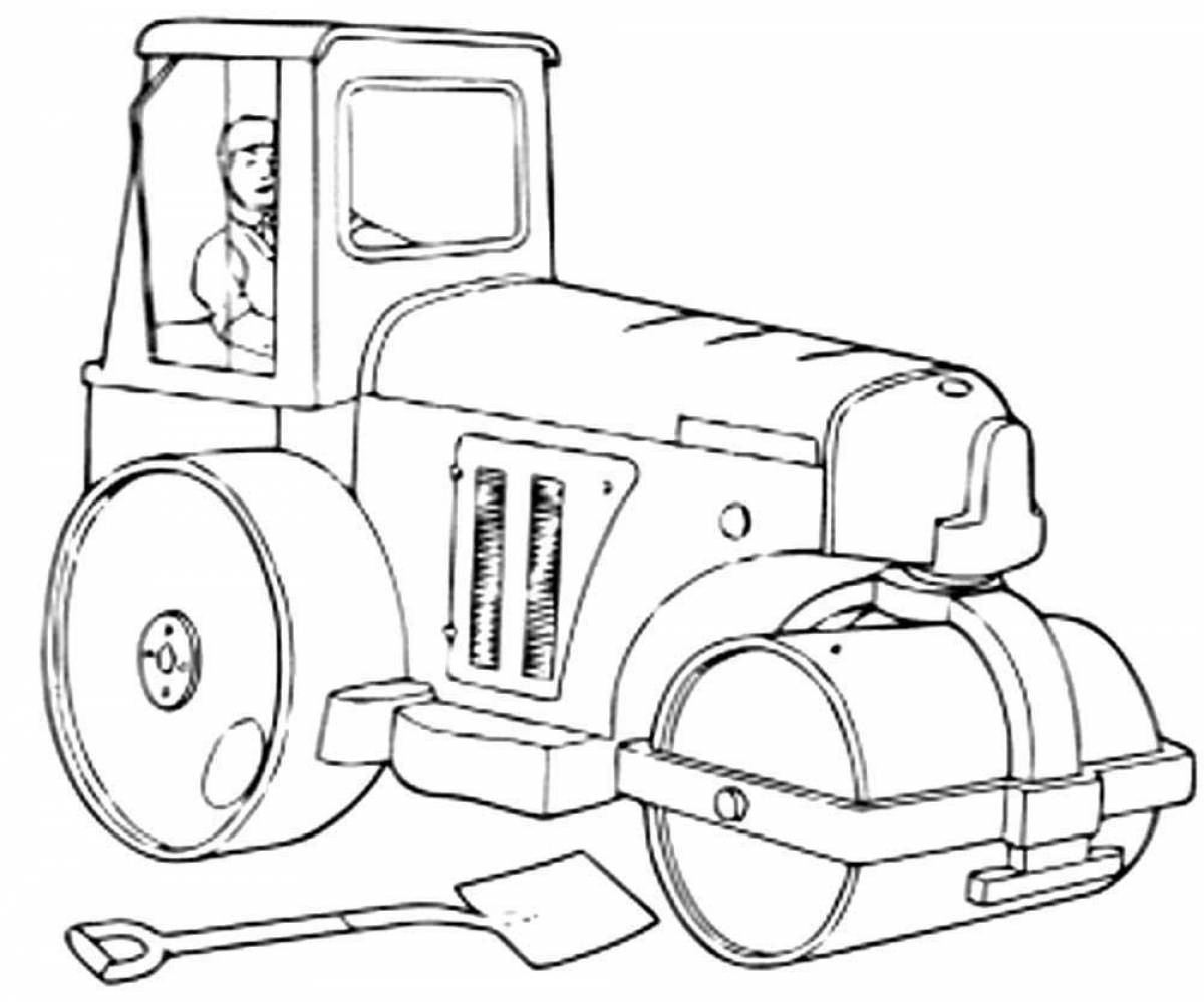 Coloring great construction vehicles