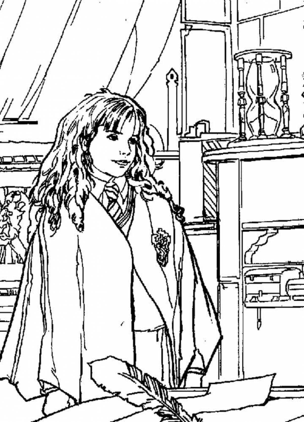 Incredible harry potter coloring book for kids