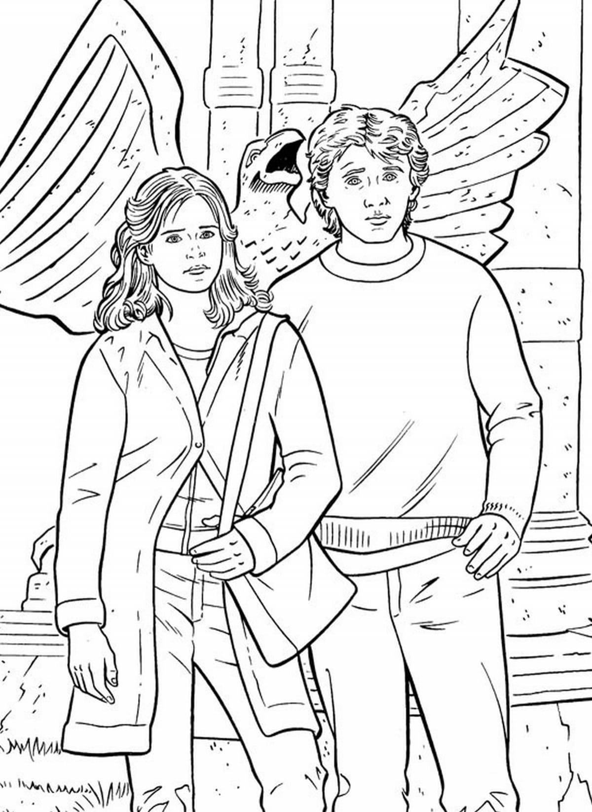 Outstanding harry potter coloring book for kids