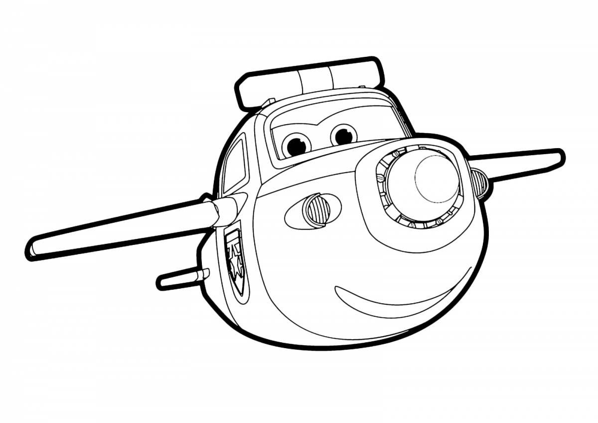 Great super wings coloring book for kids