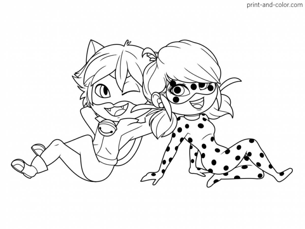 Lady bug and super cat for kids #6