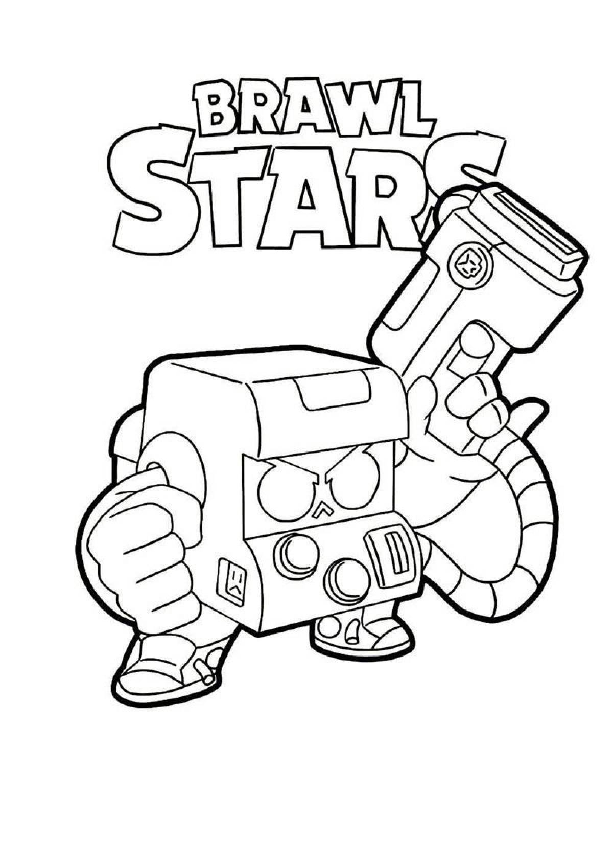 Outstanding Buster Bravo Stars coloring page