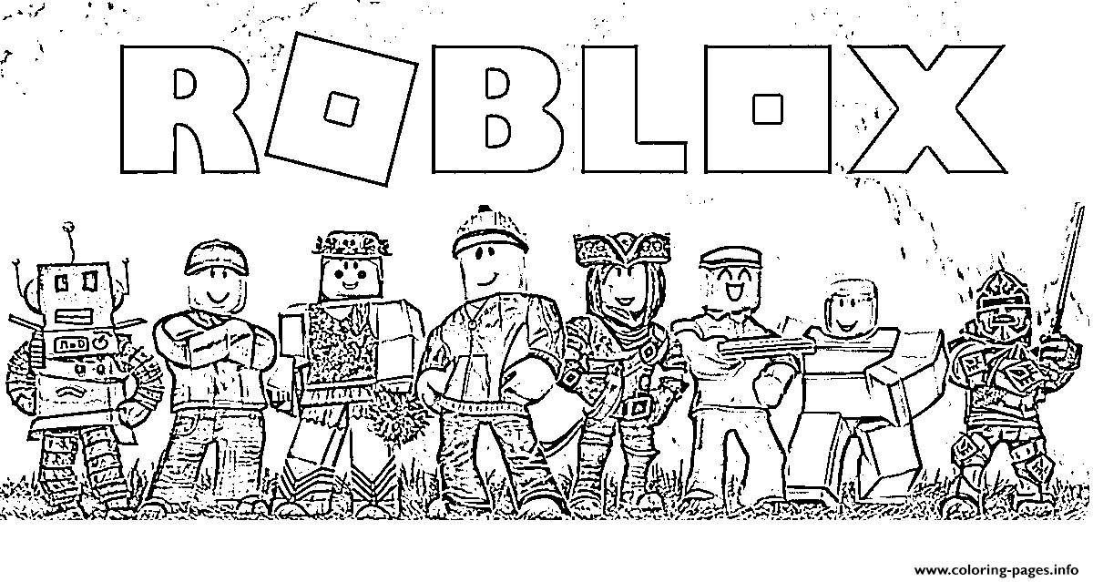 Креативная раскраска roblox для мальчиков