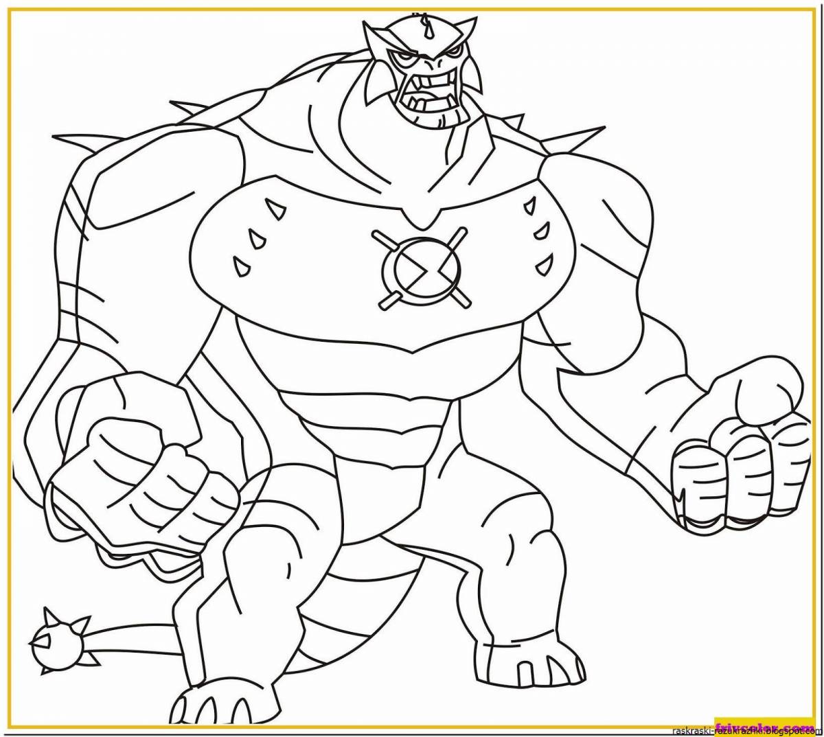 Creative coloring pages for boys