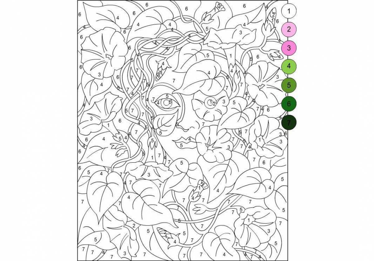 Inviting coloring by numbers