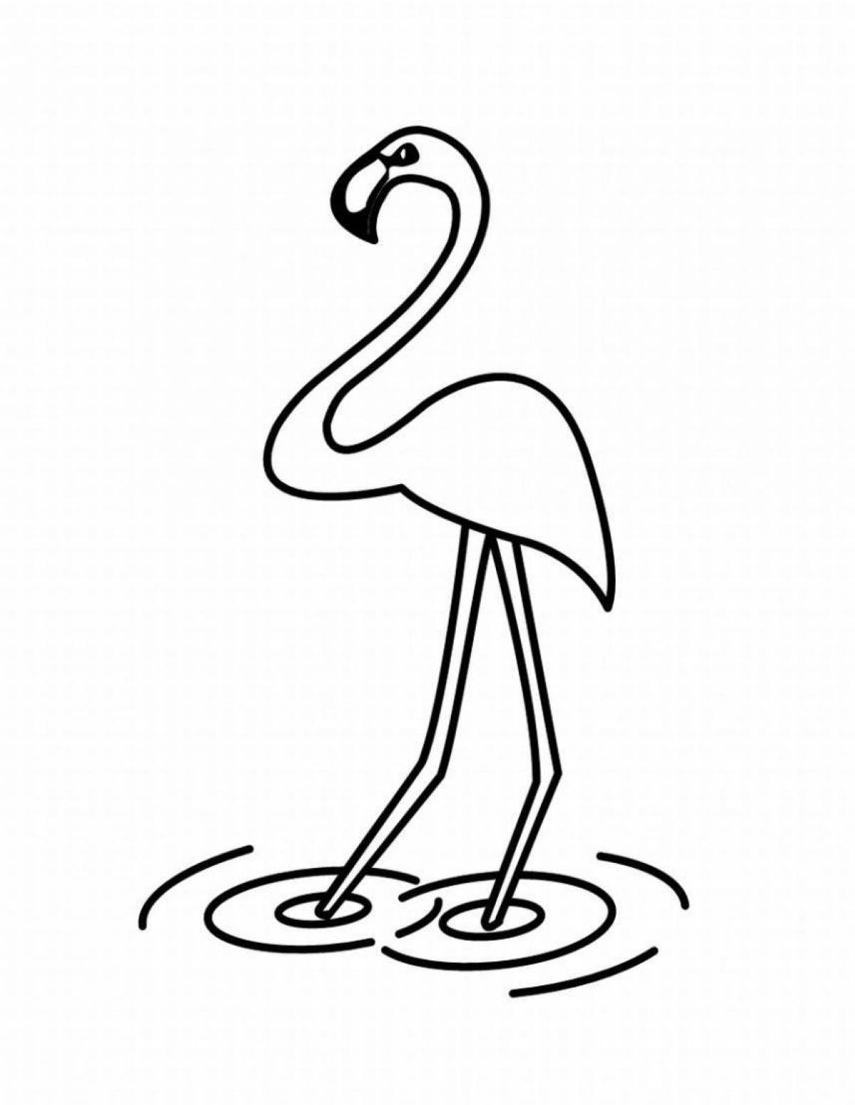 Amazing flamingo coloring pages for kids